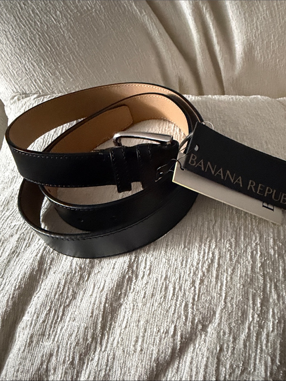 Banana Republic black leather Classic Black Leather XL NWT